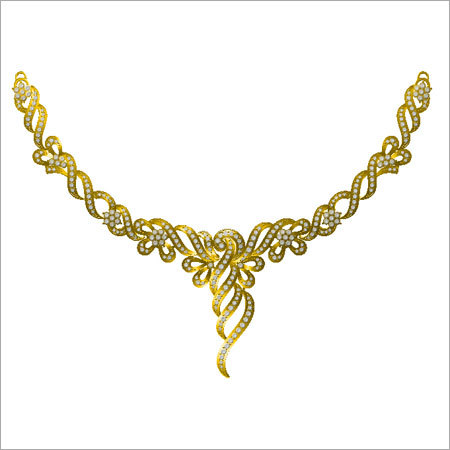Gold Diamond Necklace