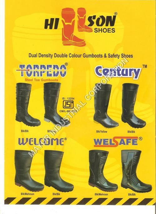 Black Safety Gumboots