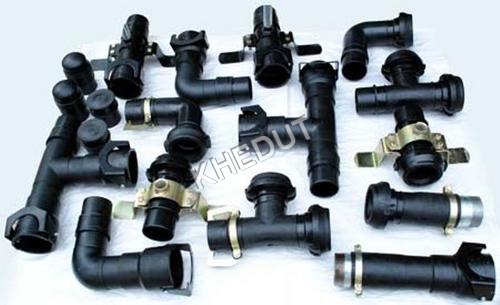 HDPE Sprinkler Pipe Fitting - HDPE Material 63-110 mm Size Black Color Light Weight & Flexible Maintenance Free Inert to Chemicals