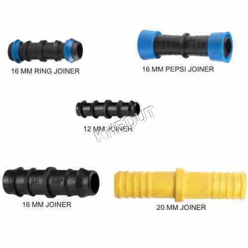 Drip Joiner - Polypropylene Fresh, ABS Fresh | 12 Mm, 16 Mm, 20 Mm, 25 Mm Sizes, High Tensile Strength, Accurate Dimensions, Solid Form