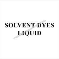 Solvent Liquid Dyes
