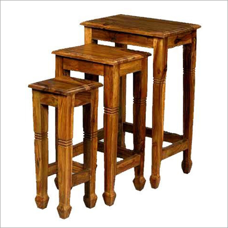 Wooden Stool Set