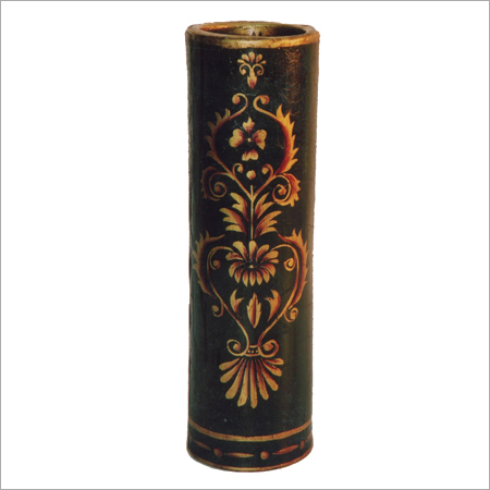 Decorative Candle Holders - Aluminum, 5cm Diameter x 10cm Height, Dark Green Floral Design | Attractive Appearance, Durable Material, Long-Lasting Shine, Seamless Finish, Versatile Use