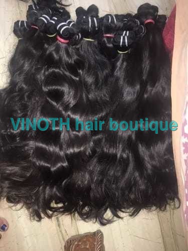 Machine Weft Hair - Remy Hair, Tangle-Free, Smooth Texture, Strong Nature, Easy to Use, Meticulously Cleaned and Sterilized for Enhanced Personality