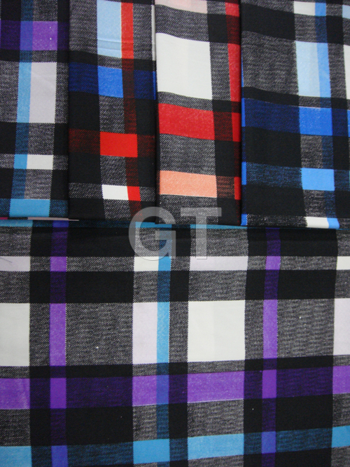 Soft Polyester Micro Fabric with checks
