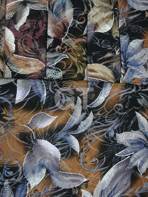 Floral print with half-tone effect