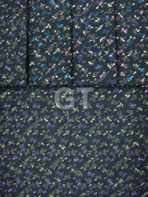Printed Polyester Viscose blended fabric with weav