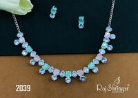 Colourful Necklace - Diamond Cut: Excellent