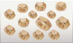 Round Brass Nuts