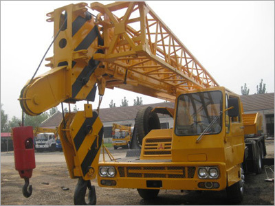 Mobile Hydraulic Crane - Steel, 100 ft Boom, Yellow | 50 Tons Lifting Capacity, Diesel Engine, Heavy Lifting, Safe Operation, Easy Maintenance
