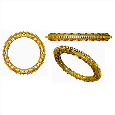 Fancy Gold Bangles