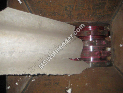 Cement Roof Shredder - Two Shaft Cutter, Customizable Sheet Capacity for All Sizes | Versatile Maize Straw Crusher with All Size Cut Options