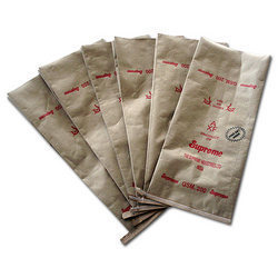 HDPE with Paper Laminated Centre Sealed Bags