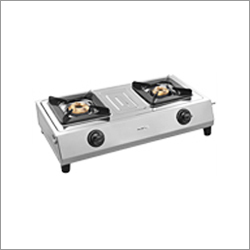 Double Burner Gas Stove - Stainless Steel, 27"x14"x5" | Dual Burners, Easy Cleaning, Efficient, Compact Design
