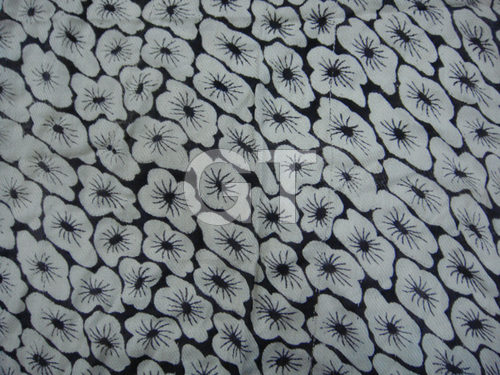 Black and white printed Stole