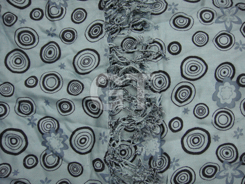 Printed Stole with fringes