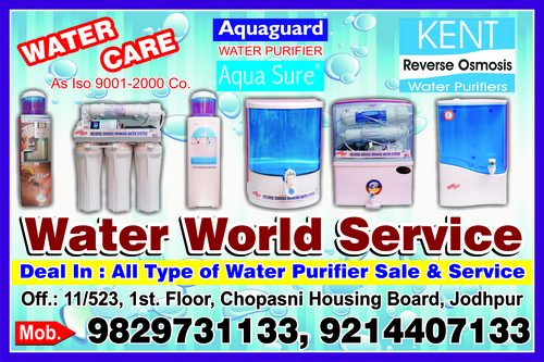 Water World Service Dealer Of Water Care Water Purifier - White, 3-7 Stages, 10-50W Power, 6-12 Month Filter Life | Easy Installation, Reliable Service