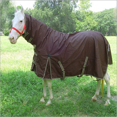 Horse Blankets - Cotton Polyester Blend, 66-84 Inches, Brown | Warmth, Comfort, Durable, Customizable, Buckle Fasteners