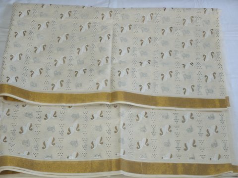Fancy Cotton Printed Saree