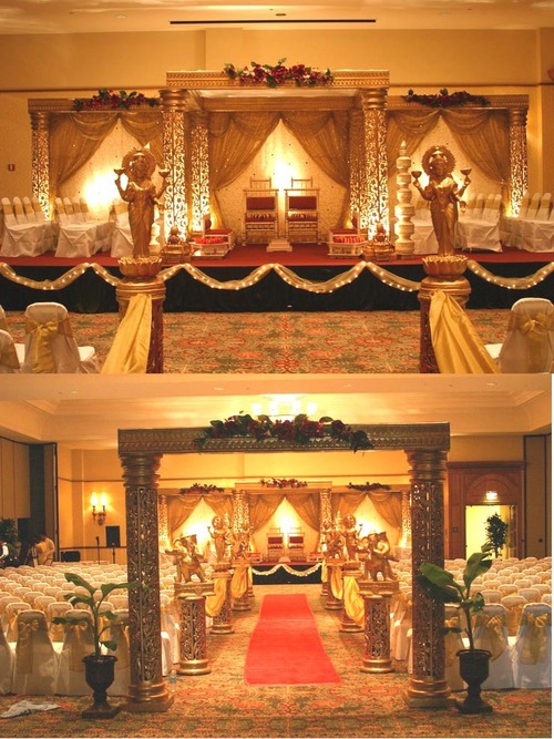 Fiber Wedding Mandap and Decoration - Maharaja Mandap Set