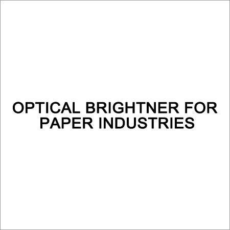 Paper Optical Brighteners