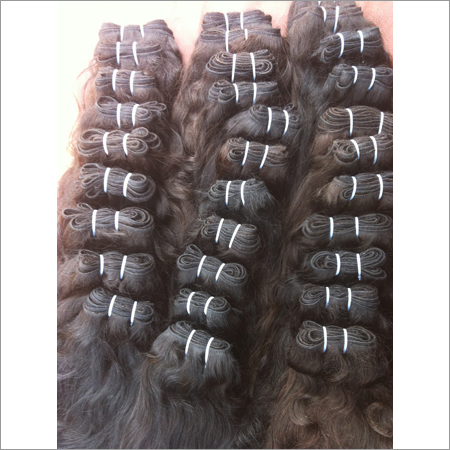Natural Machine Weft Human Hair