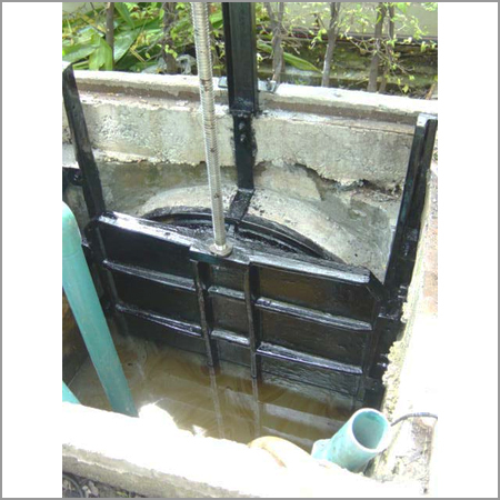 Thimble Mounted Sluice Gate