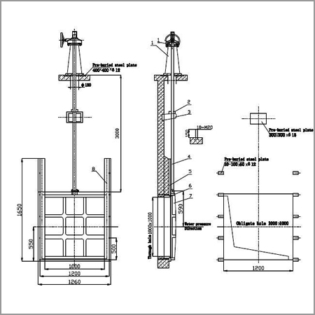 Casting Square Sluice Gates