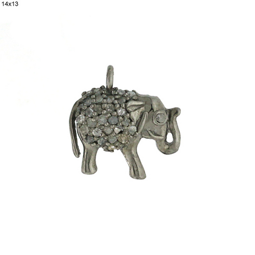 925 Silver Elephant Charm