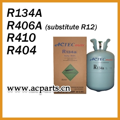 Refrigerant gas R134A,R410,R404