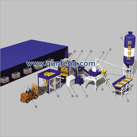 Simple Block Making Production Line
