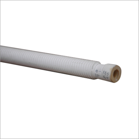 White Threaded Tube