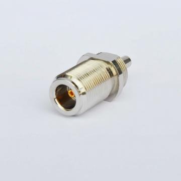 N Female Bulkhead Connector for RG141 Cable