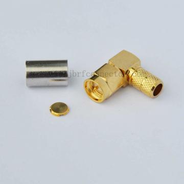 SMA Male R/A Connector for LMR240 Cable