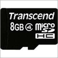 8GB Transcend Memory Cards