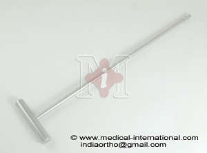 T- Handle Reamer Dia:8.0, 8.5, 9.0, 9.5mm X  400mm (For Cannulated Humeral Nail)