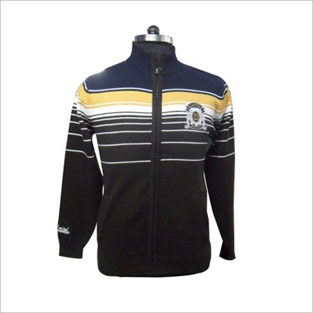 Hi Neck Zip Sweater