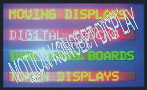 Colored Electronic display boards