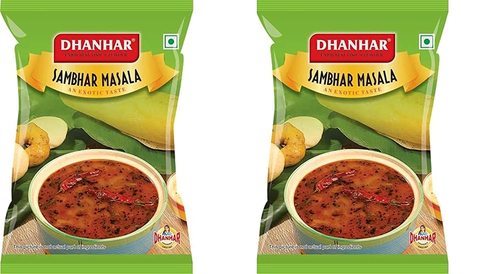 Dhanhar South Indian Sambhar Masala for an Authentic South Indian Cuisine,(100GM) | No Artificial Flavour Added