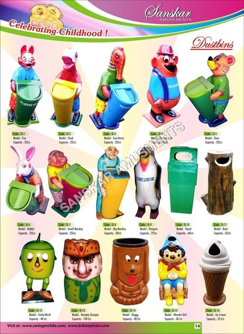 Fibre Dustbins