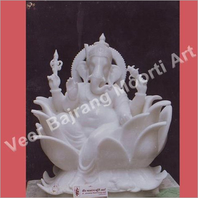 Ganesha seated On kamal