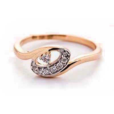 Ag Real Diamond SUPERB OVAL SHAPE DIAMOND RING AGSR0171