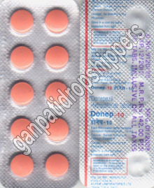 Donep Pills - Peach Tablets, Donepezil | Cognitive Improvement, Memory Enhancement, Alzheimer's Treatment