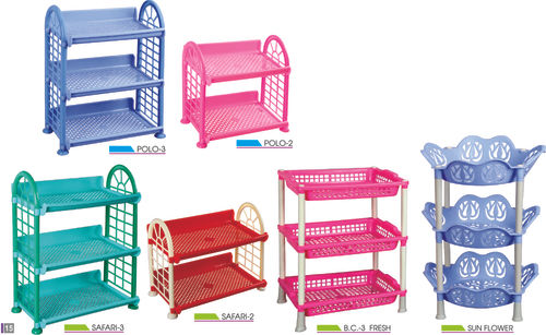 Multicolor Plastic Racks