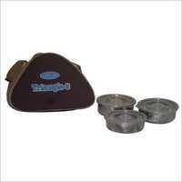 सिल्वर एंड व्हाइट थर्मोवेयर ऑफिस लंच बॉक्स