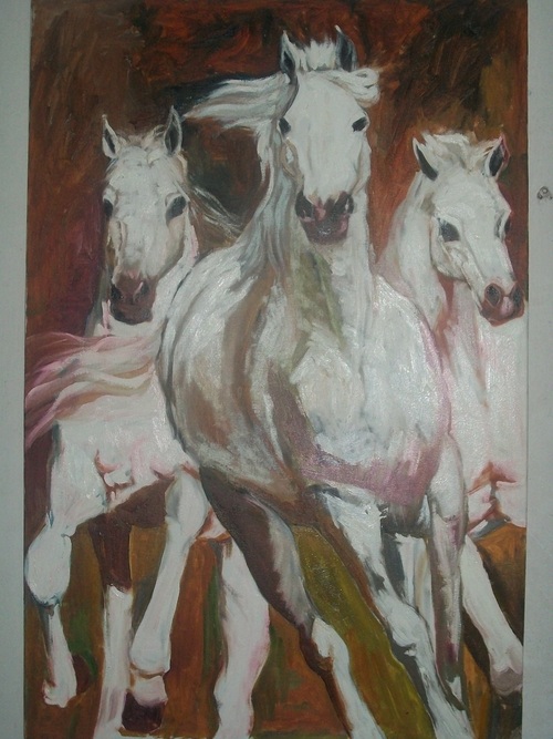 Running Horse Painting
