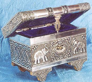 JEWELLERY BOX OXIDIZED