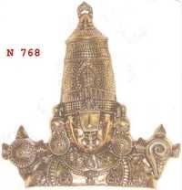 Tirupati Balaji God Statue - Black Metal