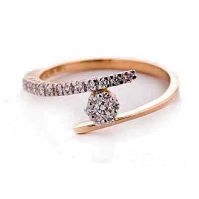 Ag Real Diamond THE END STAR DIAMOND RING AGSR0203