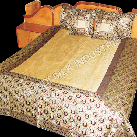 Shajahan - H Silk Blend Queen Size Beige, Soft Fabric, Elegant Floral Design, Durable Comfortable Stylish